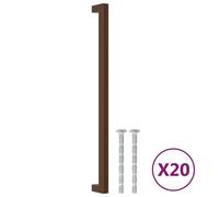 (bronze, 320 mm/ 20 pcs) vidaXL Cabinet Handles Door Handles Furniture Drawer Pull Stainless Steel