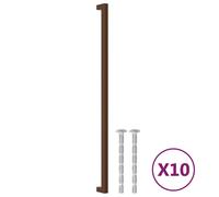 (bronze, 480 mm/ 10 pcs) vidaXL Cabinet Handles Door Handles Furniture Drawer Pull Stainless Steel