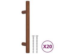 vidaXL Cabinet Handles 20 pcs Bronze 96 mm Stainless Steel