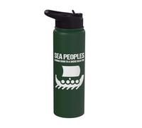 Bronze Age Sea Peoples Funny Story Stainless Steel Insulated Water Bottle