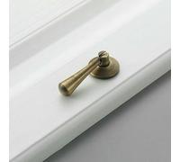 Bronze American Retro Simple Furniture Cabinet Door Single-Hole Handle Copper Semicircle Antique Copper Cabinet Handle-Vintage Brass-5053S