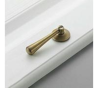 Bronze American Retro Simple Furniture Cabinet Door Single-Hole Handle Copper Semicircle Antique Copper Cabinet Handle-Vintage Brass-5053L