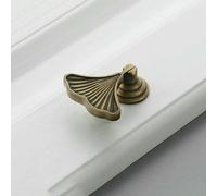 Bronze American Retro Simple Furniture Cabinet Door Single-Hole Handle Copper Semicircle Antique Copper Cabinet Handle-Vintage Brass-5102