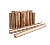 Bronze Bar Rod, C5191 QSn6.5-0.1 Phosphor Bronze Bar Diam 1.5-10mm Tin-phosphor Bronze Rod Phosphorous Copper Rod For Industrial Parts 500MM, 2 Pcs(Diameter 7MM)