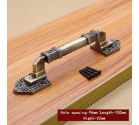 Bronze Barn Door Handle Made from Aluminum Alloy for Wood Cabinets, Cupboards, and Dressers Designed for Indoor and Outdoor Use with Mounting Hardware (Green Bronze-S)