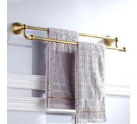 Bronze Bathroom Accessories Hardware Antique Hair Dryer Rack Coat Towel Shelf Rail Bar Shower Soap Dish Holder Toilet Brush,Double Towel Bar