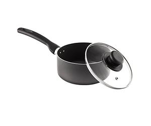 Bronze Collection FS020 Non Stick Sauce Pan and Lid, 20 cm, Multicolour