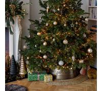 Ivyline Bronze Cut Out Mistletoe Christmas Tree Skirt D67Cm H25Cm