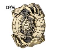 (bronze) DND Dice Spinner Shadow Claws Roulette Alloy Spinner Dragon Metallic RPG Dice Roulette for Dungeons And Dragon Game Table Game Gifts