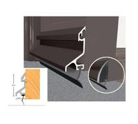 Bronze Expelex Aluminium Door Draught Excluder Rain Deflector Weather Bar Drip Seal