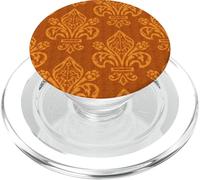 Bronze Fleur de Lys French Traditional PopSockets PopGrip for MagSafe