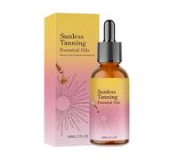 Bronze Glow Drops, Hydrating Face Tanner, 60ml Sunless Body Bronzing Solution, Lightweight Skincare Self Tan Formula, Natural Radiance Liquid Finish, Beach Vacation Skin Enhancement