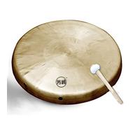 Bronze Gongs. 20cm Handmade Hand gong with Round Playing Hammer Traditional(1,17cm)