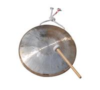 Bronze Gongs. Gong Percussion Instrument 22cm Chinese Style gong Wooden Percussion Instrument Big gong Table bellmini gong(22cm)