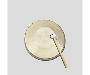 Bronze Gongs. Universal gong with Mallet 33cm Chinese Traditional Percussion Instrument Brass Decorative gong(28cm)