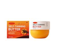 Bronze Gradual Tanning Butter, Gradual Tanning Cream with Active Skincare, Hydrating Self-Tanning Butter for Body, for Sunbed Sun, Fast Sunkissed Tan Natural Bronze