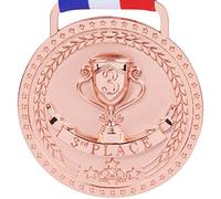 Bronze Medal 3rd Third Place Award Medal, Bright Bronze