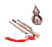 Bronze Metal Hulusi In B Flat Key Professional Beginner Instrument