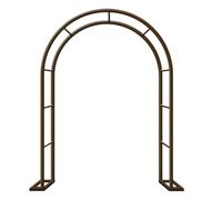 Bronze Metal Trellis for Wedding Roses - Adjustable Width 80-350cm Ideal for Gardens Patios and Windows - Elegant Floral Support (W350 x H220cm)