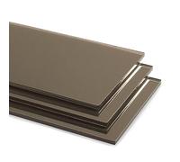 Bronze Mirror Blanks Sheet Perspex Plastic Safety Mirror Plaskolite Acrylic (A4-210mm x 297mm)