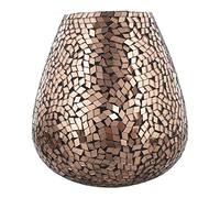 Bronze Mosaic Glass Vase by Hestia Home Collection