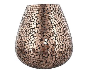 Bronze Mosaic Glass Vase by Hestia Home Collection