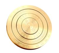 Bronze Multi-Layer Rotating-Eight Diagram Feng Shui Decorative Item, Stress-Relieving Handle Piece, Wealth Outdoor Good Luck Charm (Multiple-Section Rotating Compass)