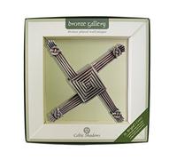 Bronze Plated Wall Plaque With St Brigid's Cross Design