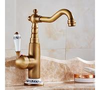 Bronze Retro Antique Brass Kitchen Faucet, Single Handle Mixer Tap, 360° Swivel, Stylish Sink Water Tap, and Elegant, Perfect for Modern Kitchens