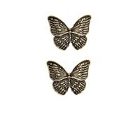 Bronze Retro Butterflies Earrings Studs Vintage Earrings Party Jewelry Ear Accessories