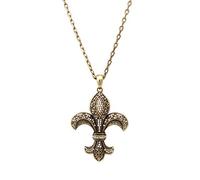 Bronze Series Retro Knight Sword Ladies Long Necklace Chain Sweater Chain