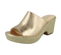 (Bronze, UK 7) Ladies Clarks Smart Heeled Ankle Boots Mascarpone Bay - D Fit