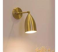 Bronze Wall Lamp - Nordic Simple Brass Light for Aisle, Corridor, Bedroom - Mirror Headlight Design - All Bronze Wall Fixture