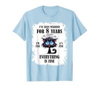 Bronze Wedding I've Been Married For 8 Years T-Shirt