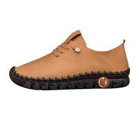 Bronze Women's Orthopedic Sneakers Casual Shoes Comfort Lightweight Orthopaedic Loafers Slip on Soft Flat Moccasins Casual Fashion Breathable Walking Driving Shoes Footwear UK Size 7.5