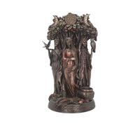Bronzed Maiden, Mother, Crone Triple Moon Figurine