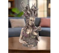 Bronzed Mother Earth Gaia Bust Goddess Te Fiti Nemesis Now Ornament New 26cm