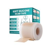 BRONZLO Silicone Scar Tape - Small Size - Scar Appearance Reducer for Minor Scars, Acne & Small Marks | Reusable Scar Sheets for Skin Care |Works on All Scar Types for Smoother Skin(1.6" x60" Inches)