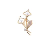 Brooch, brooch pins,brooches and pins for women,Flower Brooches Exquisite Elegant Retro Fashion Jewelry Diamond Pearl Rose Brooches Gift Women Badge ()