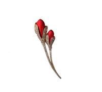 Brooch, brooch pins,brooches and pins for women,Flower Brooches Exquisite Elegant Retro Fashion Jewelry Diamond Pearl Rose Brooches Gift Women Badge ()
