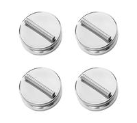 Brooch Converter 4 Pieces Multifunctional Seamless Metal Flat Top