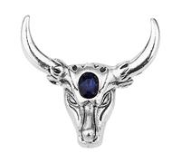 Brooch Cow Brooch Retro Men's Animal Pin Belonging To Cow Birthday Gift Versatile Clothing Accessories Rose (B, One Size)