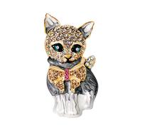 Brooch for Women Easter St Patrck Day Animal Diamond Cat Decoration Brooch Fashion Luxury Occident Banquet Trend Brooch Cardigan Clip (as show, One Size)