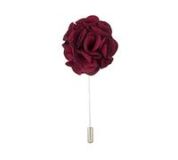 Brooch Lapel Pin for Men Maroon Bunch Flower Lapel Pin Maroon Badge Coat Suit Wedding Gift Party Shirt Collar Accessories