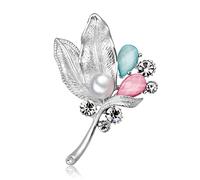 brooch lin Flower Brooch - Delicate Corsage Luxury Atmospheric Pin Temperament Ladies Accessories