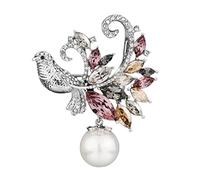 Brooch Phoenix Corsage Inlay Crystal Brooches Rhinestone Collar Pin For Handmade Collar Clips High-End Luxury Lapel Pin