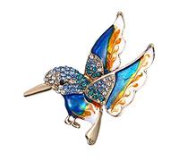 Brooch Pin for Women and Girls, Hummingbird Brooch Pin Mother's Day Gift Alloy Drip Oil Fashion All-match Brooch Valentines Mothers Day Christmas Gifts
