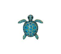 Brooch Pin Gold Plated and/Sea Turtle Decorative Garment Dress Jewelry for Women Accessory Brooches Pin Backpack Pin (A, One Size)