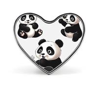 Brooch Pin Lapel Pins Heart Pin Women Brooch Pins for Hat Bag Suit Tie Wedding Birthday Anime Girl in Skirt Printed Valentine Pin, Love form, Aluminum, aluminum alloy