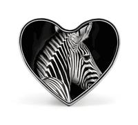 Brooch Pin Lapel Pins Heart Pin Women Brooch Pins for Hat Bag Suit Tie Wedding Birthday Atomic Stars Retro Pattern Printed Valentine Pin, Love form, Aluminum, aluminum alloy
